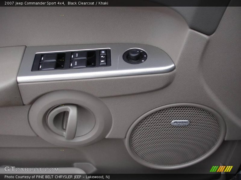 Black Clearcoat / Khaki 2007 Jeep Commander Sport 4x4