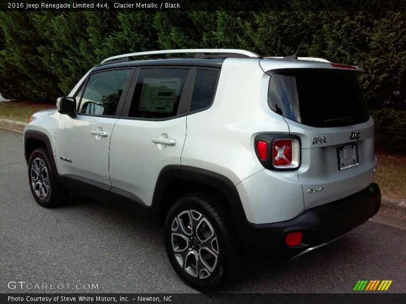 Glacier Metallic / Black 2016 Jeep Renegade Limited 4x4