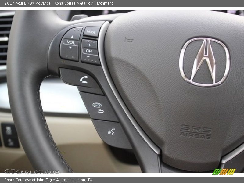 Kona Coffee Metallic / Parchment 2017 Acura RDX Advance
