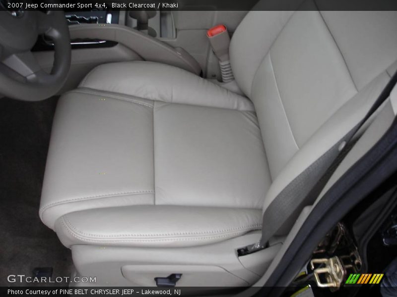 Black Clearcoat / Khaki 2007 Jeep Commander Sport 4x4