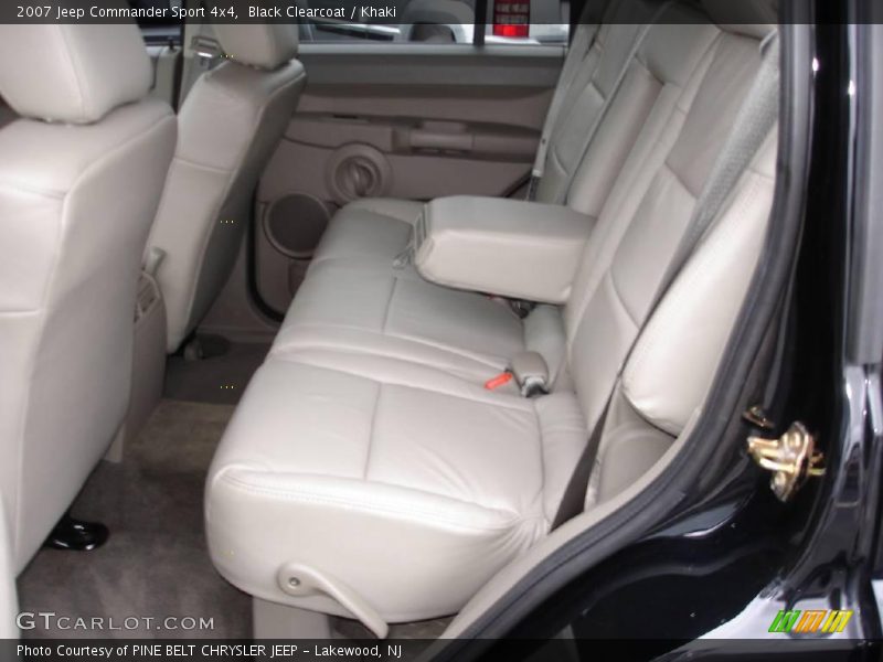 Black Clearcoat / Khaki 2007 Jeep Commander Sport 4x4
