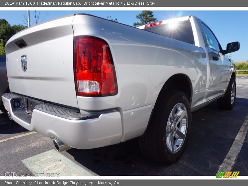 Bright Silver Metallic / Black/Diesel Gray 2014 Ram 1500 Tradesman Regular Cab