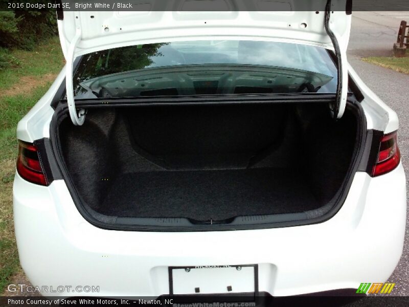 Bright White / Black 2016 Dodge Dart SE