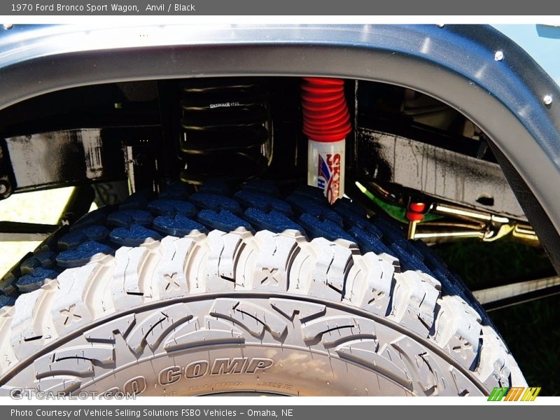 Anvil / Black 1970 Ford Bronco Sport Wagon