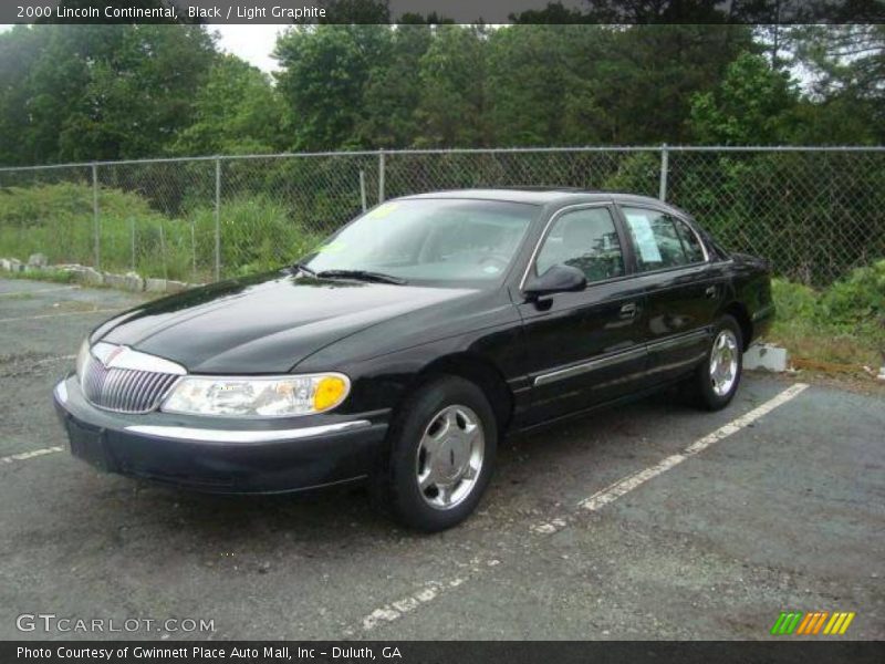 Black / Light Graphite 2000 Lincoln Continental