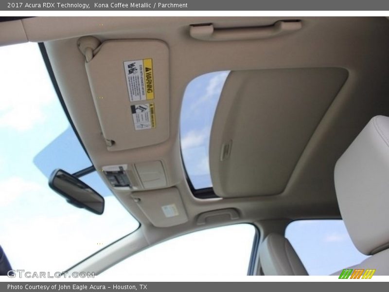 Kona Coffee Metallic / Parchment 2017 Acura RDX Technology