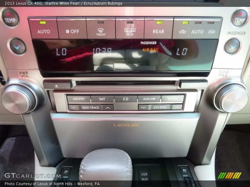 Starfire White Pearl / Ecru/Auburn Bubinga 2013 Lexus GX 460