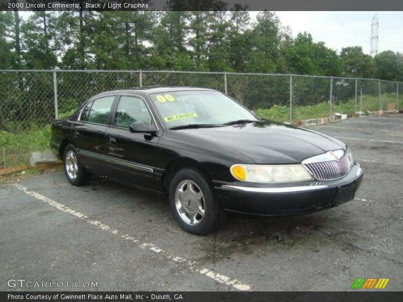 Black / Light Graphite 2000 Lincoln Continental