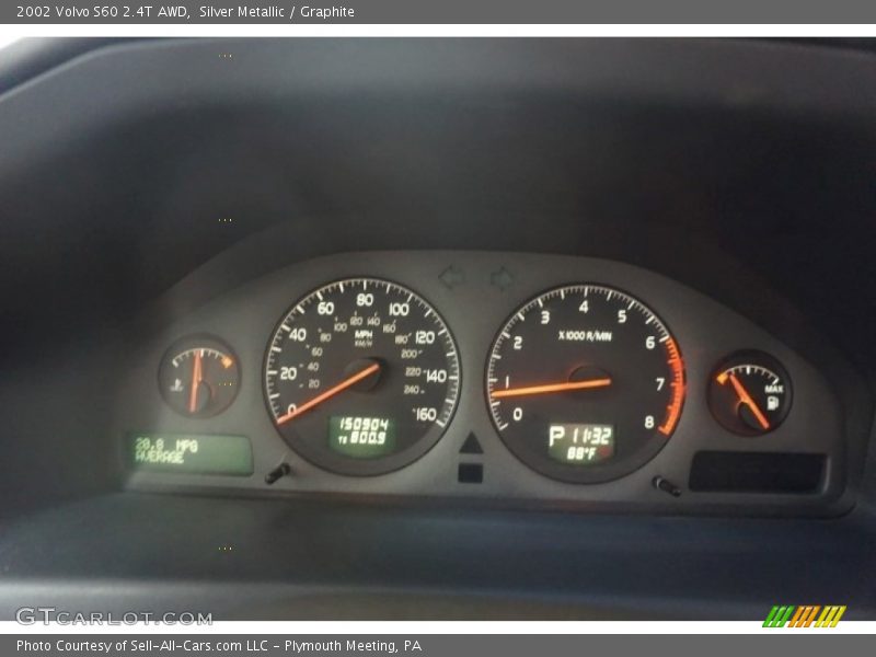 Silver Metallic / Graphite 2002 Volvo S60 2.4T AWD