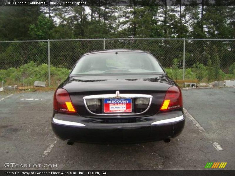 Black / Light Graphite 2000 Lincoln Continental