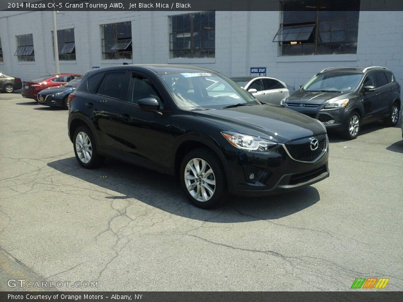 Jet Black Mica / Black 2014 Mazda CX-5 Grand Touring AWD