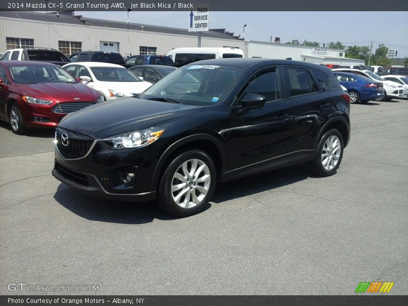 Jet Black Mica / Black 2014 Mazda CX-5 Grand Touring AWD