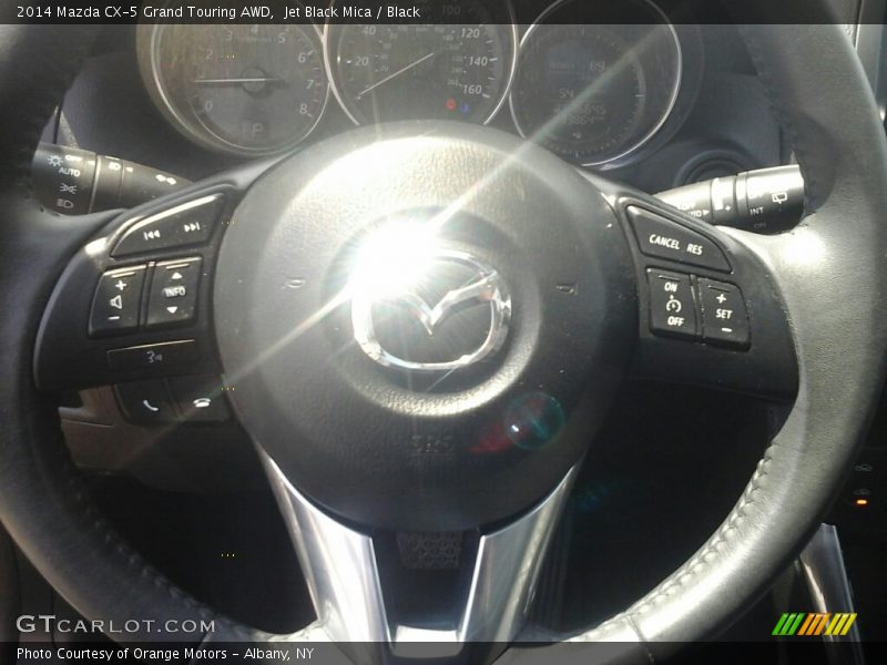 Jet Black Mica / Black 2014 Mazda CX-5 Grand Touring AWD