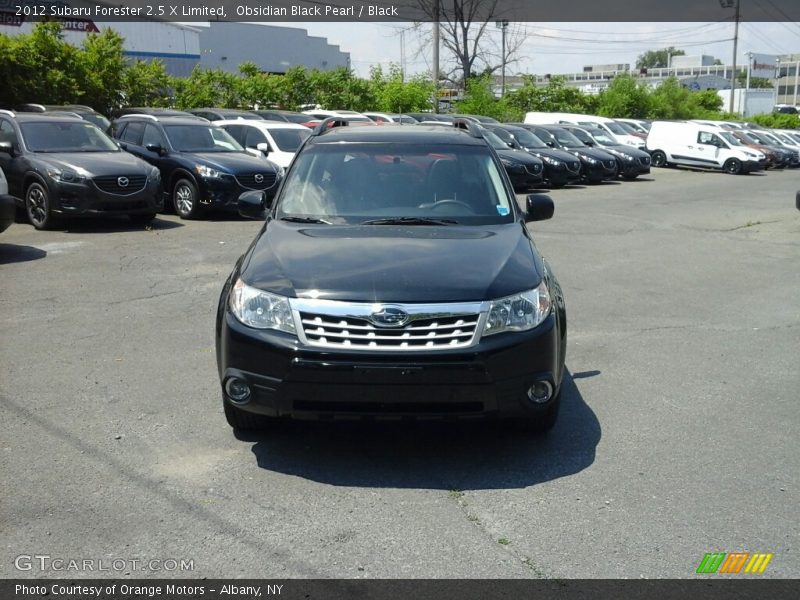 Obsidian Black Pearl / Black 2012 Subaru Forester 2.5 X Limited