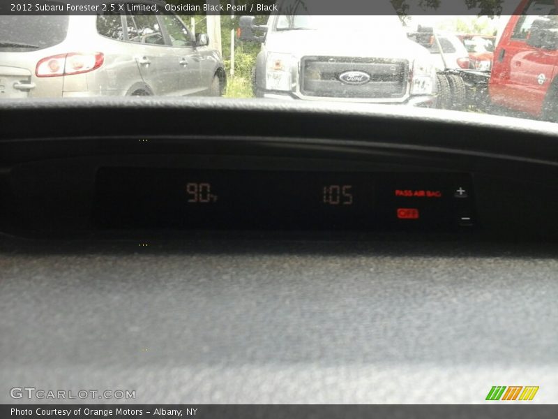 Obsidian Black Pearl / Black 2012 Subaru Forester 2.5 X Limited
