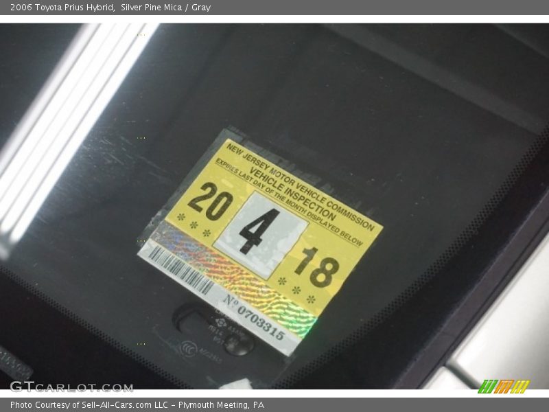 Silver Pine Mica / Gray 2006 Toyota Prius Hybrid