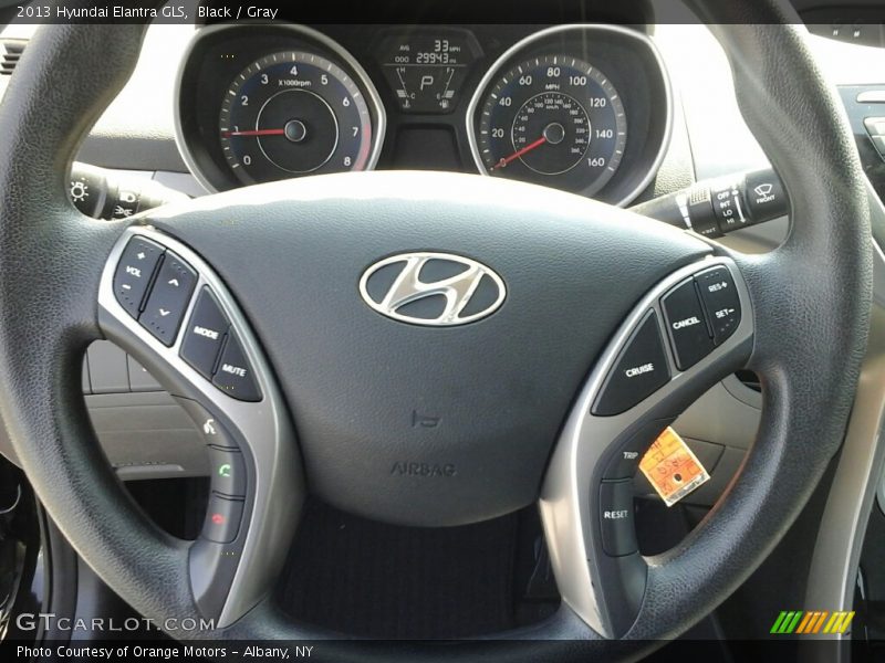 Black / Gray 2013 Hyundai Elantra GLS