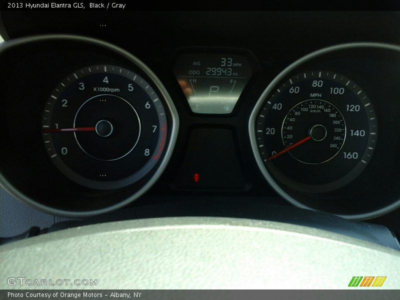 Black / Gray 2013 Hyundai Elantra GLS
