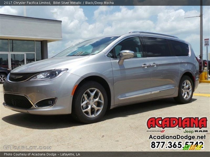Billet Silver Metallic / Black/Deep Mocha 2017 Chrysler Pacifica Limited