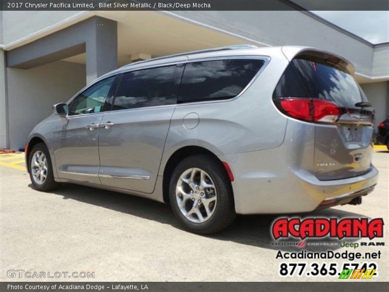 Billet Silver Metallic / Black/Deep Mocha 2017 Chrysler Pacifica Limited