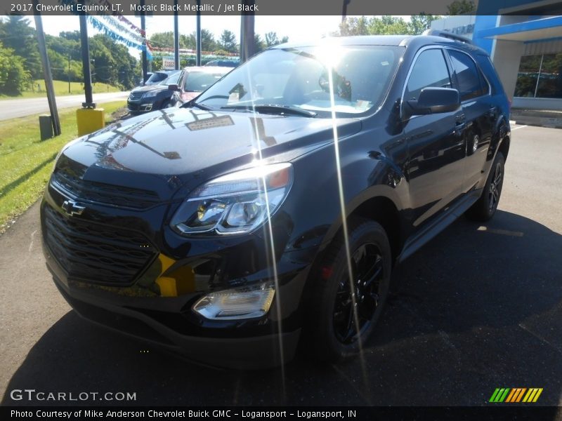 Mosaic Black Metallic / Jet Black 2017 Chevrolet Equinox LT