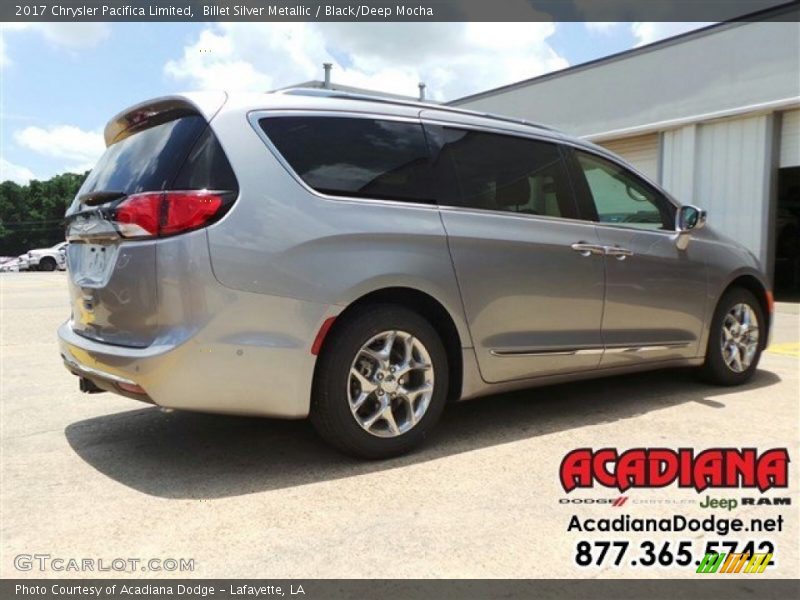 Billet Silver Metallic / Black/Deep Mocha 2017 Chrysler Pacifica Limited