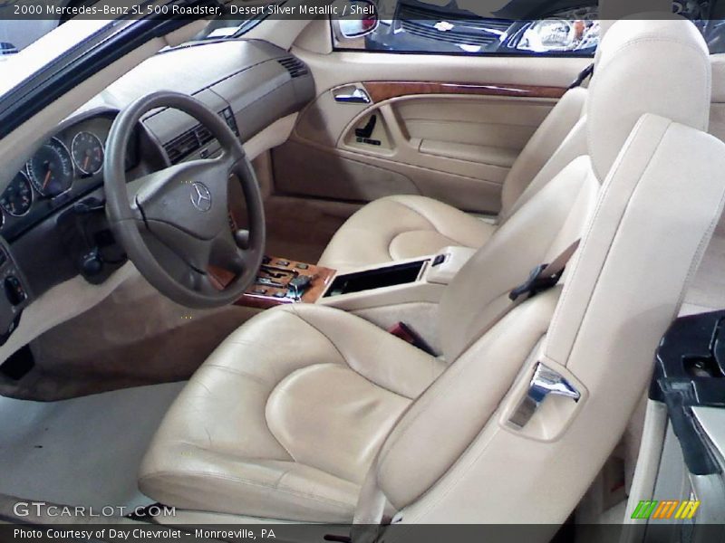 Desert Silver Metallic / Shell 2000 Mercedes-Benz SL 500 Roadster