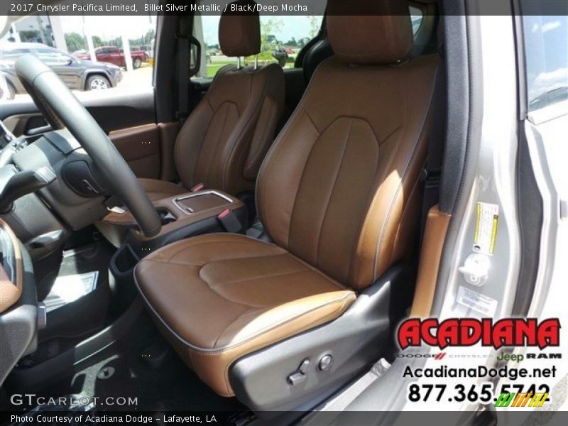 Billet Silver Metallic / Black/Deep Mocha 2017 Chrysler Pacifica Limited