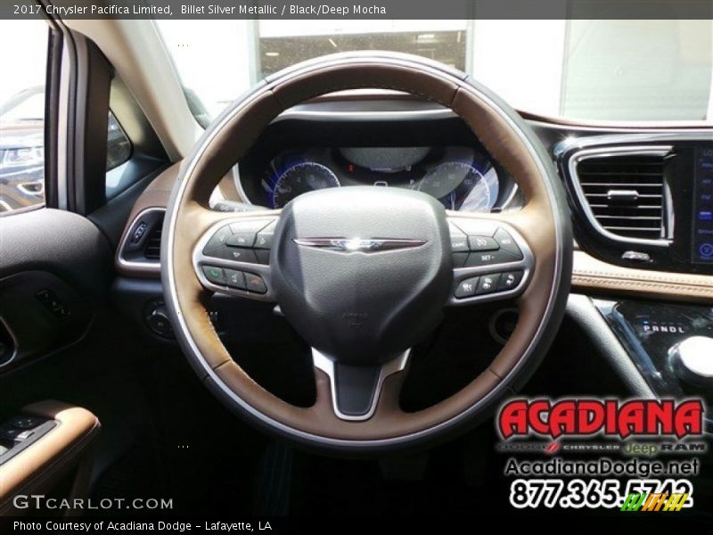 Billet Silver Metallic / Black/Deep Mocha 2017 Chrysler Pacifica Limited