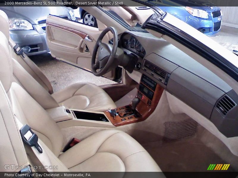 Desert Silver Metallic / Shell 2000 Mercedes-Benz SL 500 Roadster