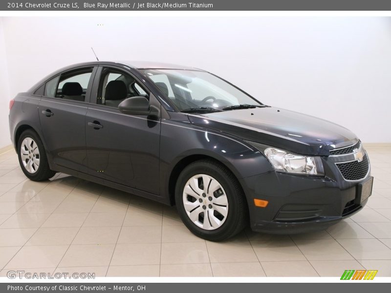 Blue Ray Metallic / Jet Black/Medium Titanium 2014 Chevrolet Cruze LS