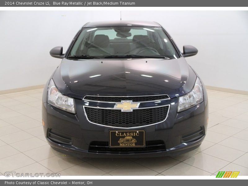 Blue Ray Metallic / Jet Black/Medium Titanium 2014 Chevrolet Cruze LS
