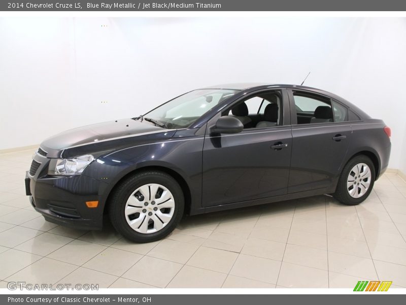 Blue Ray Metallic / Jet Black/Medium Titanium 2014 Chevrolet Cruze LS