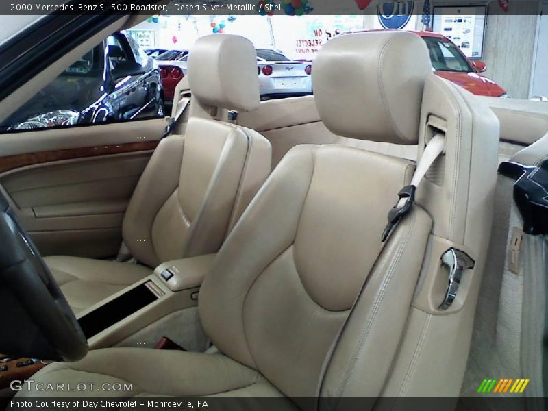 Desert Silver Metallic / Shell 2000 Mercedes-Benz SL 500 Roadster