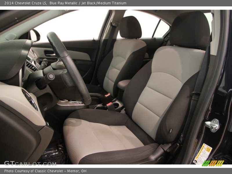 Blue Ray Metallic / Jet Black/Medium Titanium 2014 Chevrolet Cruze LS