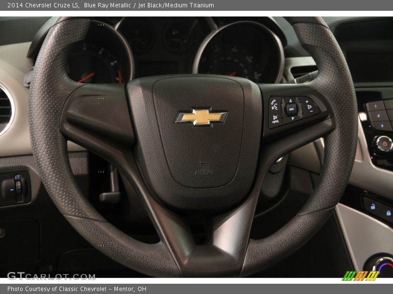 Blue Ray Metallic / Jet Black/Medium Titanium 2014 Chevrolet Cruze LS