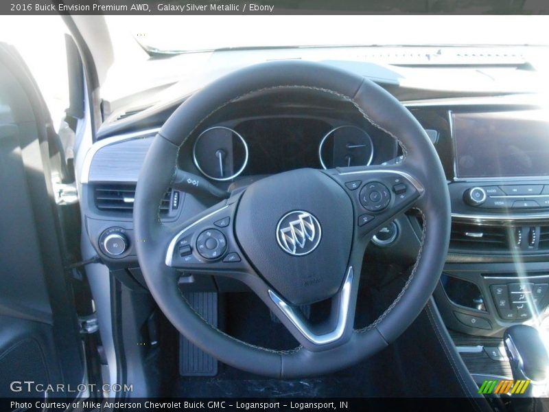 Galaxy Silver Metallic / Ebony 2016 Buick Envision Premium AWD