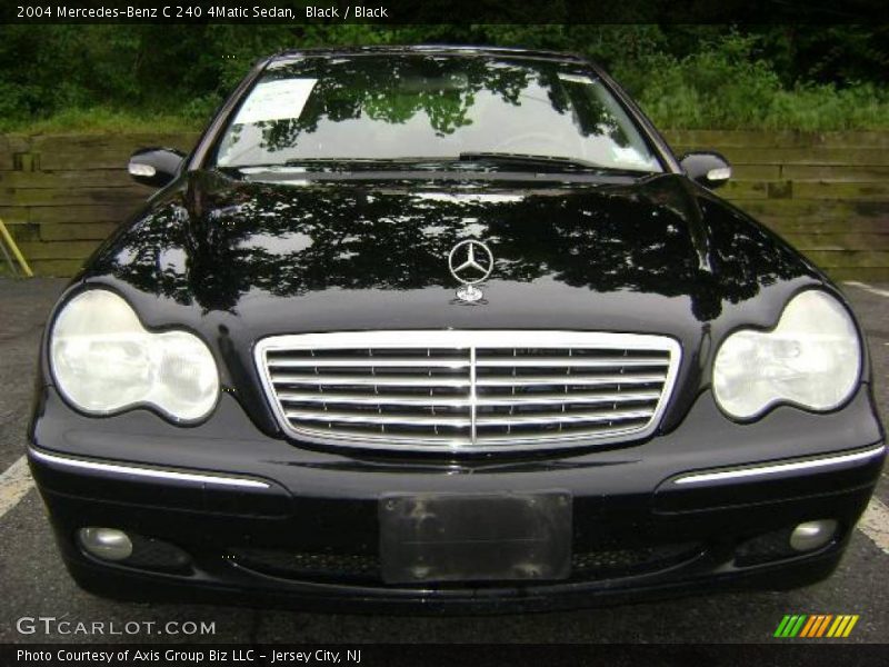 Black / Black 2004 Mercedes-Benz C 240 4Matic Sedan