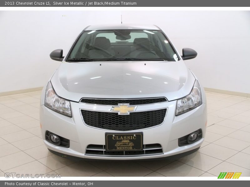 Silver Ice Metallic / Jet Black/Medium Titanium 2013 Chevrolet Cruze LS