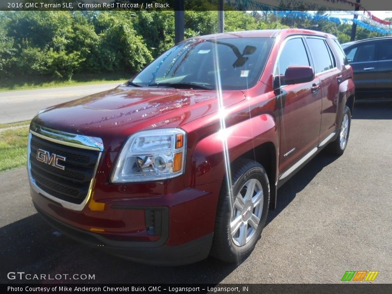 Crimson Red Tintcoat / Jet Black 2016 GMC Terrain SLE