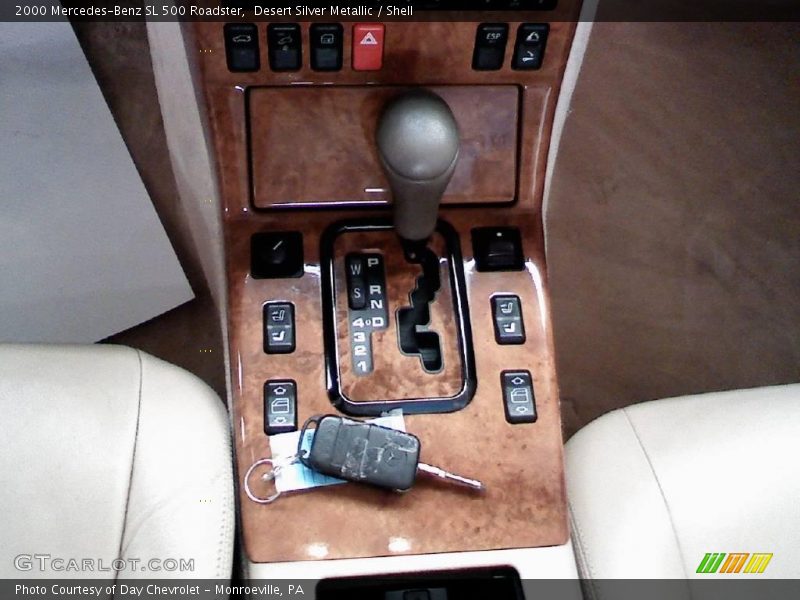 Desert Silver Metallic / Shell 2000 Mercedes-Benz SL 500 Roadster
