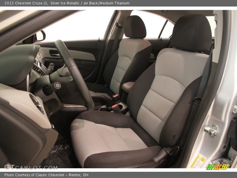 Silver Ice Metallic / Jet Black/Medium Titanium 2013 Chevrolet Cruze LS