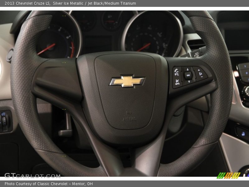 Silver Ice Metallic / Jet Black/Medium Titanium 2013 Chevrolet Cruze LS