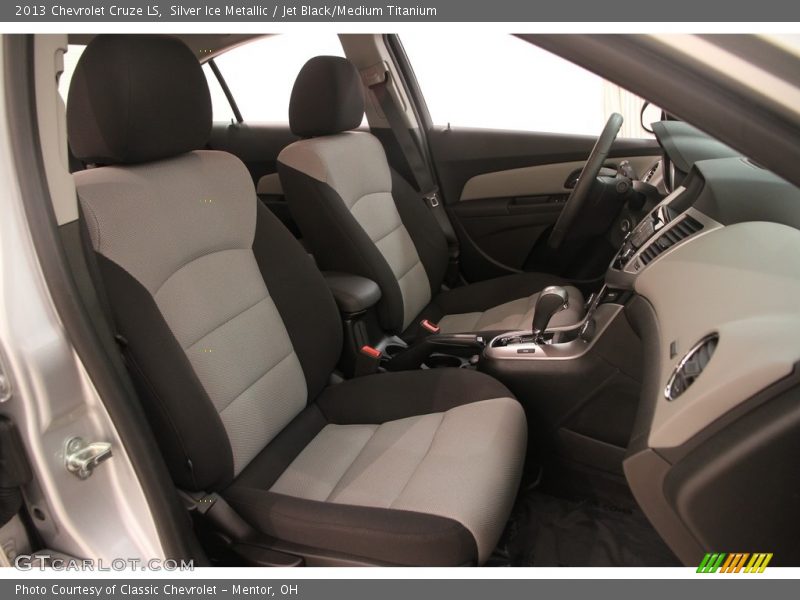 Silver Ice Metallic / Jet Black/Medium Titanium 2013 Chevrolet Cruze LS