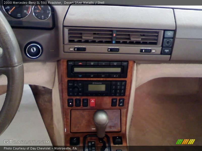 Desert Silver Metallic / Shell 2000 Mercedes-Benz SL 500 Roadster