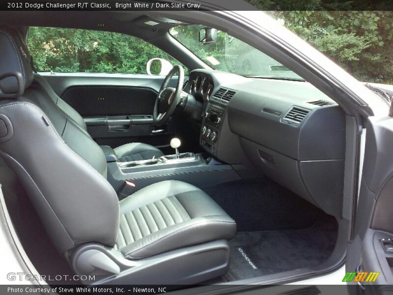 Bright White / Dark Slate Gray 2012 Dodge Challenger R/T Classic