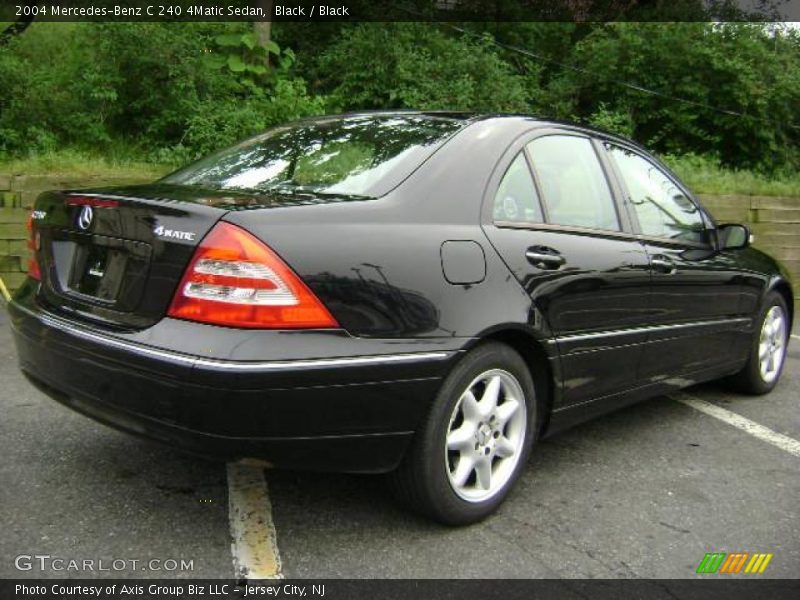 Black / Black 2004 Mercedes-Benz C 240 4Matic Sedan