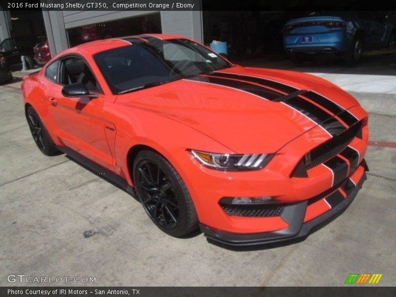 Competition Orange / Ebony 2016 Ford Mustang Shelby GT350