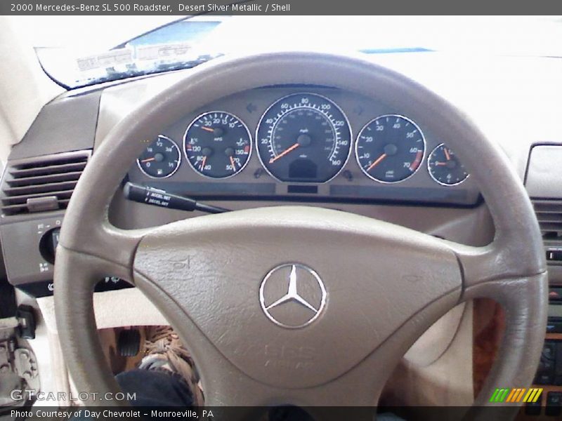 Desert Silver Metallic / Shell 2000 Mercedes-Benz SL 500 Roadster