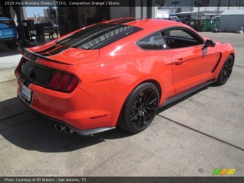 Competition Orange / Ebony 2016 Ford Mustang Shelby GT350